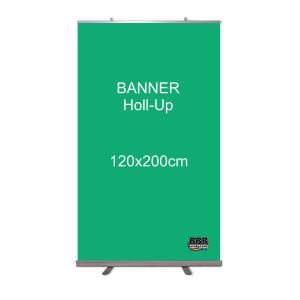 Banner Roll Up 120x200cm - 440 g - Fosco Lona 440 g 120x200cm   Alumínio leve e durável. 