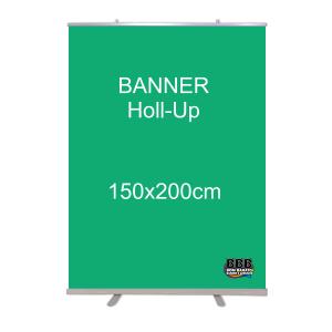 Banner Roll Up 150x200cm - 440 g - Fosco Lona 440 g 150x200cm   Alumínio leve e durável. 